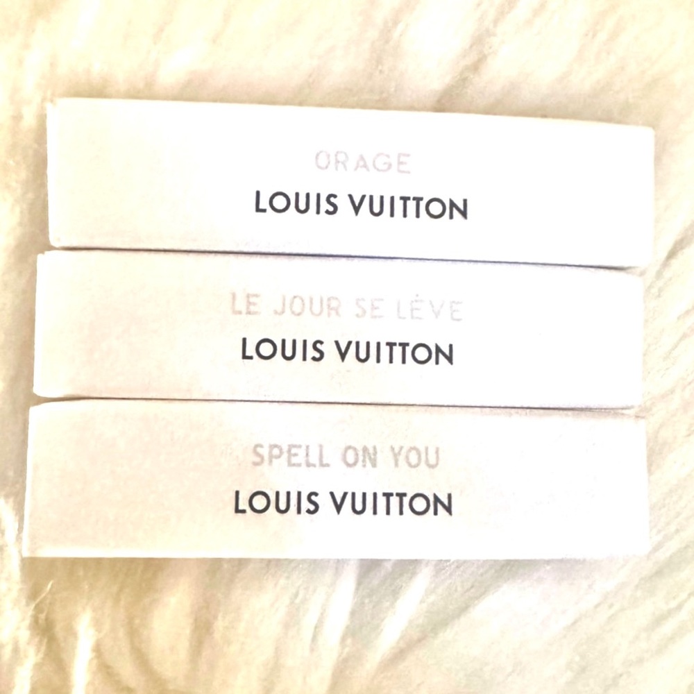 3 Authentic Louis Vuitton Perfume Samples